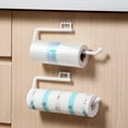 thumbnail image 3 of HATISS Metal Under Cabinet Paper Roll Rack Towel Holder Tissue Hanger Kitchen Home Doo, 3 of 8