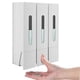 thumbnail image 1 of Press Liquid Soap Dispenser 400 Ml 3 Chamber Wall Mounted White, 1 of 5