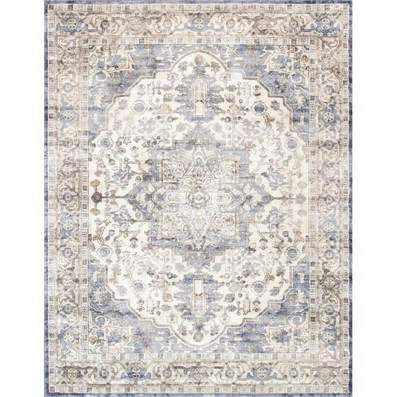 Pasargad Home 9 x 12 ft. Amadeus Design Power Loom Area Rug - Ivory
