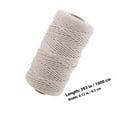 thumbnail image 2 of UPOUART Baking String For Meat Butchers Twine White Tying Pigs Feet Craft Projects 1 Roll, 2 of 8