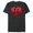 Dark Heather, variant on Donald and Daisy Duck Valentine's Day Heart - Short Sleeve Blended T-Shirt for Adults - Customized-Black