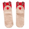 thumbnail image 3 of Calcetines de dibujos animados para mujer Hugo navideños, 3 of 10