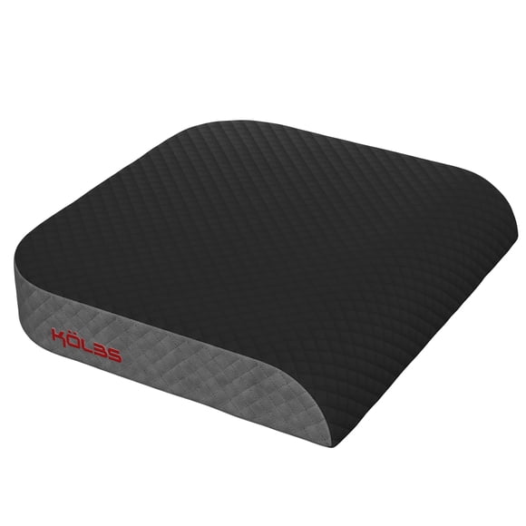 Kölbs Extra Large Seat Cushion, Stylish Plush Velvet Cover, X-Large Memory Foam for Office Chair, Floor Pillow, Cushion Back Pain Coccyx Pain Reli