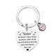 thumbnail image 3 of Regalos para novias, amigas, hermanas, colegas, compañeras de clase, llavero de acero inoxidable con letras creativas personalizadas, 3 of 5