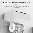 thumbnail image 5 of Toilet Paper Holder under $5! kkbbma Wall Mounted Toilet Paper Holder with Shelf, Bathroom Tissue Dispenser with Wipes Storage, Adhesive or Screw Mount Bath Organizer, 5 of 6