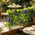 thumbnail image 4 of Expandable Fence Privacy Screen, Artificial Ivy Flower Hedge Fence, Outdoor Wall Decoration Balcony Railing Shelter Beautification Plant Wall for Outdoors Garden Patio Deck Apartment, 4 of 6