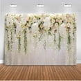 thumbnail image 3 of White and Pink Rose Wall Background Wedding Photography Backdrops Studio Props, 3 of 6