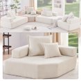 thumbnail image 6 of SWQQWEI156''Oversized Modular Couches, Luxury Boucle U Shaped Couch Sectional with Chaise, 6 of 9