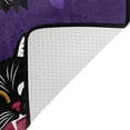 thumbnail image 5 of SKYSONIC Black Cats Bats Non-Slip Area Rug, Purple Halloween Floor Carpet Comfort Floor Mats Decor for Indoor Front Porch,Living Room, Bedroom,Kitchen,72"x48", 5 of 7