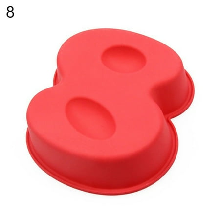 

0/1/2/3/4/5/6/7/8 Large Silicone Number DIY Cake Mould Birthday Baking Mold Tool Large Size Number Moulds Baking Forms Silicone Number Mold Cake Pan