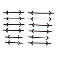 thumbnail image 1 of 12 cordones de silicona elásticos es de atar para y adultos Negro Hugo Sin cordones de zapatos, 1 of 10