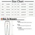 thumbnail image 3 of Plebaso Capris Pants for Women Solid Color Elastic Waist Summer Casual Cropped Trouser Ladies Cotton Linen Pants, 3 of 6