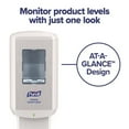 thumbnail image 3 of CS8 5.79 in. x 3.93 in. x 15.64 in. 1,200 mL Hand Sanitizer Dispenser - White (1/Carton), 3 of 7