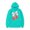 08-Turquoise, variant on Womens Cute Cherry Graphic Hoodie Ribbon Bow Printed Sweatshirt Drop Shoulder Aesthetic Pullover Hoodies With Pocket 01-Beige M