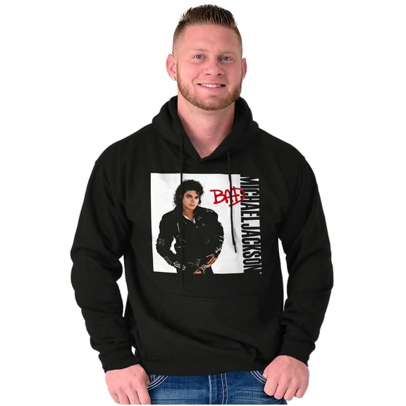 Michael Jackson Bad Album Cover Hoodie Sweatshirt Women Men Brisco Brands S