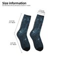 thumbnail image 2 of Naloa Rainbow Sausages On Dark Slate Kids Socks Unisex Kids and Toddlers' Crew Socks, ,1 Pairs, 2 of 5