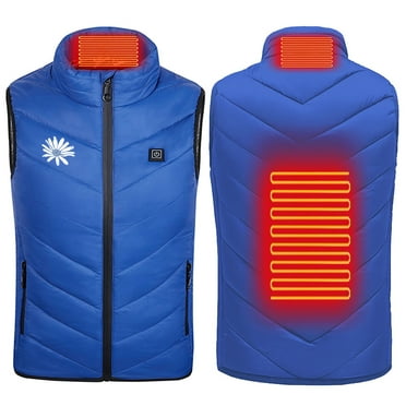Nrmvnmi Heated Vest USB Electric Heated Vest Heated Jacket Winter Vest for Outdoor Motorcycle Camping Fishing Skiing