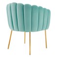 thumbnail image 6 of Modway Sanna Channel Tufted Performance Velvet Armchair in Mint, 6 of 8