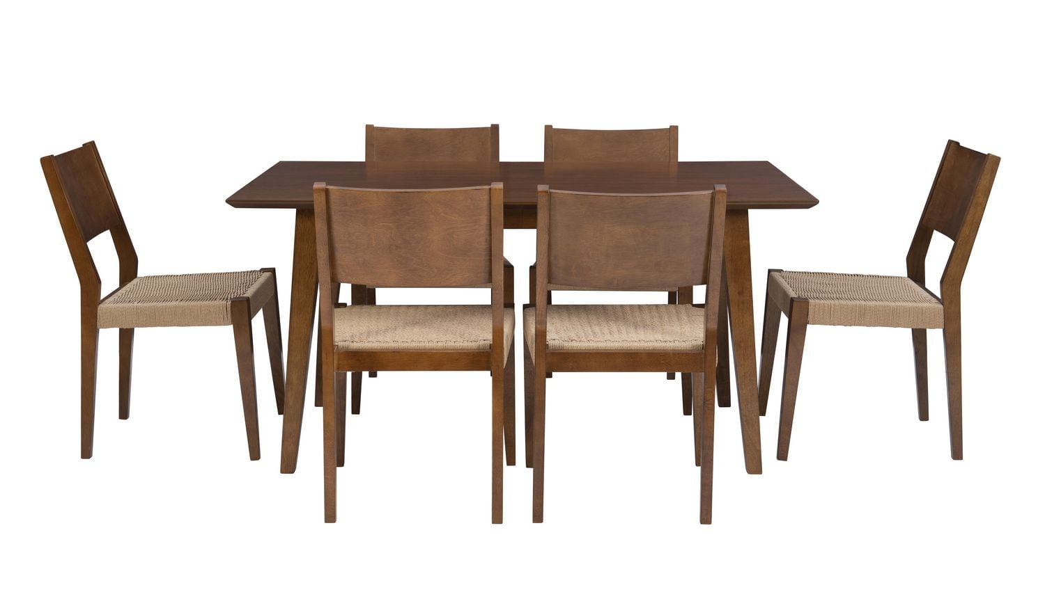 Parisi 7-Piece Dining Set, Brown