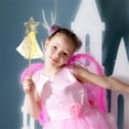 thumbnail image 6 of Glitter Star Fairy Wand for Princess Dress Up, Gold Magic Wand with Tulle & Colorful Ribbons, Angel Role Play Prop for Birthday, Halloween, Christmas, Wedding & Themed Party Favors,Gold-1Pcs, 6 of 8