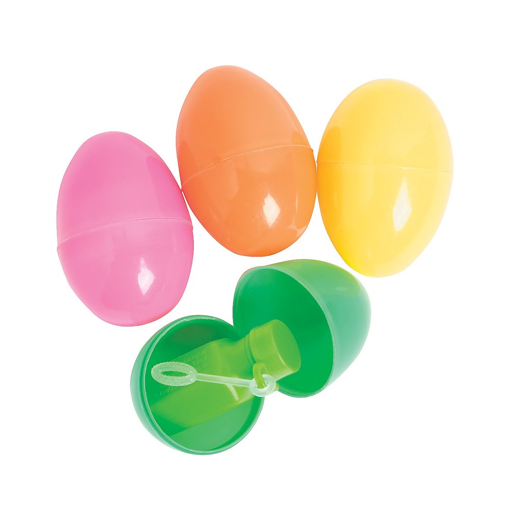 Filled Bubbles Easter Eggs Party Supplies 12 Pieces