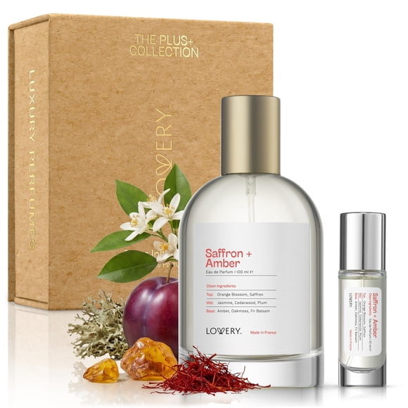 Perfume LOVERY Amber Saffron Eau de Parfum, 100 ml, unisex