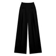 thumbnail image 4 of Women's Relaxed Fit Palazzo Pant Lightweight Athletic High Waisted Wide Leg Casual Trousers with Pockets, 4 of 6