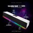 thumbnail image 4 of Bocina Gamer BALAM RUSH GLIMM BAR BG585 LED Bluetooth 3.5mm Blanco BR-936965, 4 of 5