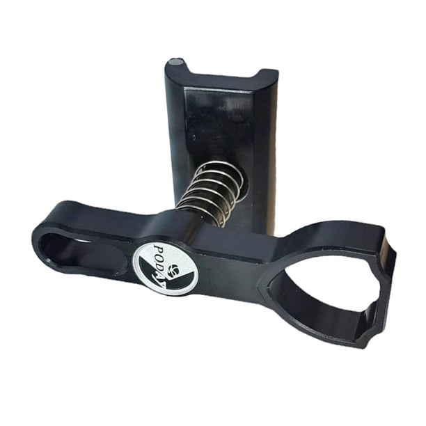 Palancas de tipo C Abrazadera Aleación de aluminio Hebilla C Negro Zulema Abrazadera de bisagra de bicicleta plegable
