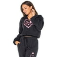 thumbnail image 3 of Celebrity Pink Women's and Women's Plus Fleece Pullover Sweatshirt, Sizes XS-4X, 3 of 6