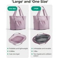 thumbnail image 2 of CNV Tote Bag for Women, Tote Shoulder Bag with Laptop Compartment and Zipper Handbag for Travel, Work, 2 of 12