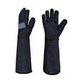thumbnail image 4 of 2 piezas Guantes de trabajo Guantes de jardinería para la jardinería de trabajo de seguridad de la construcción Negro, 4 of 8