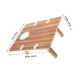 thumbnail image 4 of WHAMVOX Table Carrée en Bois Table de Pique-Nique pour Usage Extérieur au Parc 1Pcs, 4 of 8