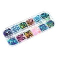 thumbnail image 1 of Shisuyan Reflective Glitter For Craft Plastic 1 Box 4.91X1.97X0.39in, 1 of 8