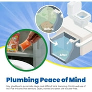 Walex Bio-Pak RV & Marine Toilet Treatment - Digests and Liquefies Waste & Paper - 10 Rapid Dissolve Treatments - Tropical Breeze Fragrance