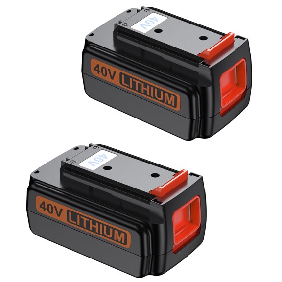 2Pcs 3.0Ah 40V MAX Lithium Replacement Battery for Black & Decker 40 Volts LBX2040 LBXR36 LBXR2036 LST540, LCS1240, LBX1540 Cordless Tools