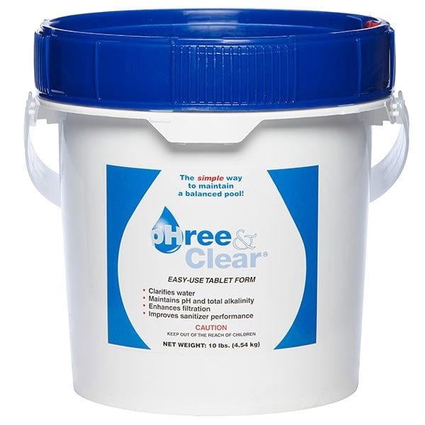 All Chem Industries All-Chem Industries pHree & Clear Pool Balance & Clarifier Tablets, 10 lbs – Fast-Dissolving Alkalinity & pH Control – Prevents pH Bounce F185010040CD