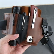 Handmade Multitool Genuine Leather Sheath EDC Pocket Organizer Tool Holder