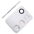 thumbnail image 4 of Nail Art Palette Nail Polish Color Mixing Pallet Makeup Accessory Stainless Steel, 4 of 12