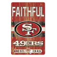 thumbnail image 1 of San Francisco 49ers Sign 11x17 Wood Slogan Design, 1 of 2