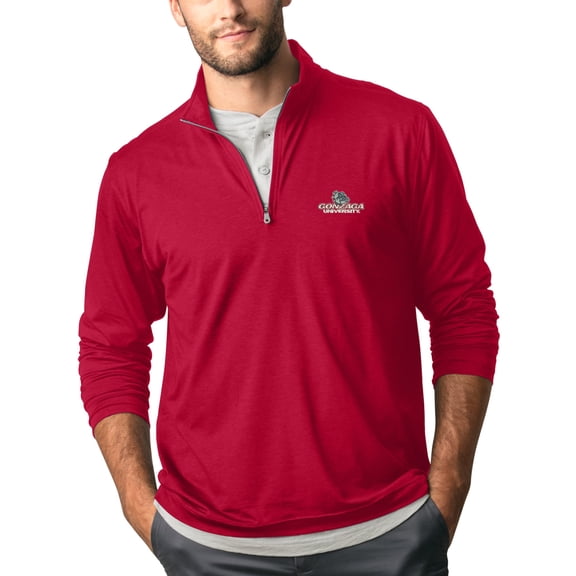 Men's Red Gonzaga Bulldogs Zen Quarter-Zip Jacket