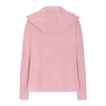 thumbnail image 4 of ZyeKqe Athletic Jackets for Women Sun Protection Long Sleeve Hooded Full Zip Upf 50+ Outdoor Hiking Workout Tops with Pockets, 4 of 7