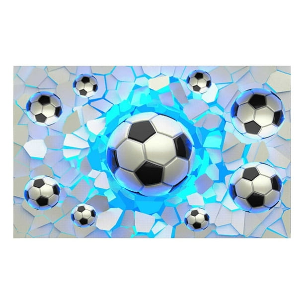Alfombra de Entrenamiento de Fútbol para la Práctica de Control de Pelota 40x60cm,Antideslizante para Gimnasio Interior Al Aire Libre Mejora la Coordinación Y las Habilidades,Lavable en Máquina para L
