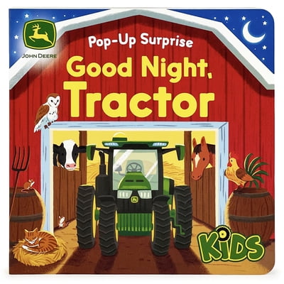 Pre-Owned John Deere Kids Pop-Up Surprise Good Night, Tractor (Board book) 1646386515 9781646386512