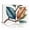 A, variant on XaaKee Art Prints Radial Foliage Symmetrics 0058 Magnolia Grandiflora Modern Canvas Wall Art Prints Inner Framed 18*12Inch