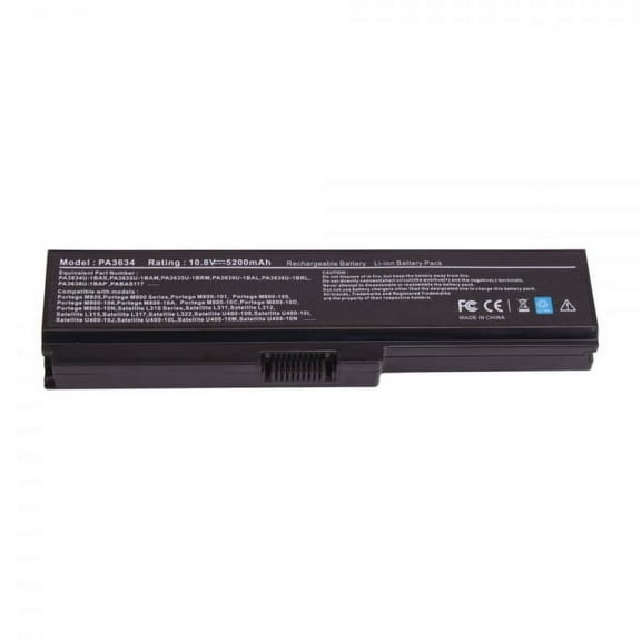 Laptop Battery for Toshiba Satellite L755-S5214 (6 Cell, 4400mAh)