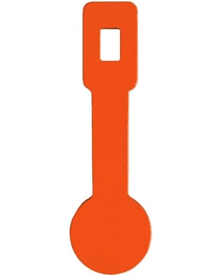 Champion Impact Steel Rimfire Rated 4-Pack Mini-Gong Targets, Orange, Medium