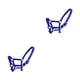 thumbnail image 1 of Greeniant Acolchado Halter Pony Bridle Head Collar Equipo de protección Protección Handly Use Rustproof Headstall Práctico Azul Azul METRO 2piezas, 1 of 6