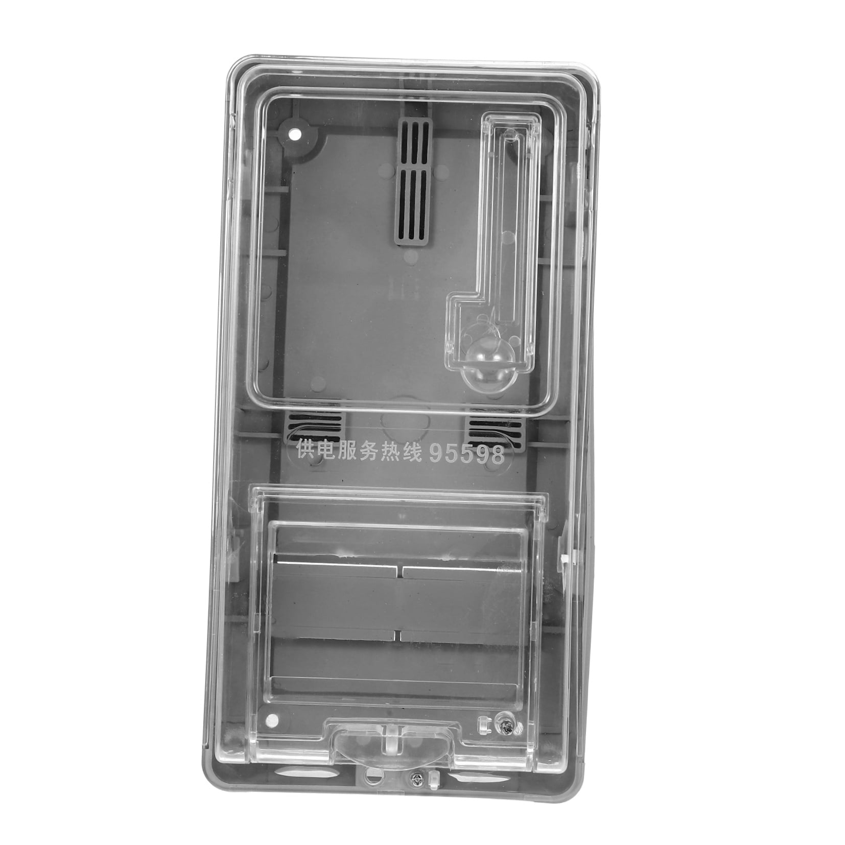 Masteelf Transparent Electric Meter Box Plastic Electricity Meter Case Weatherproof Plastic Distribution Electric Meter Protection Box For Household Commercial Use