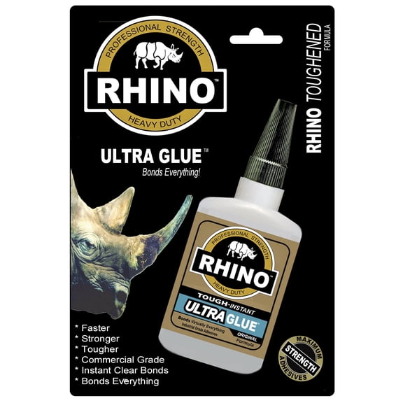 Rhino Glue, Heavy Duty 40 Gram Clear